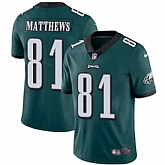 Nike Philadelphia Eagles #81 Jordan Matthews Midnight Green Team Color NFL Vapor Untouchable Limited Jersey,baseball caps,new era cap wholesale,wholesale hats